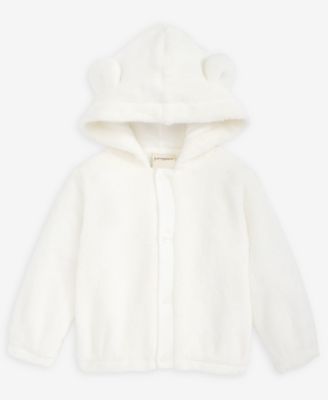 Детская куртка с капюшоном и мехом faux-sherpa First Impressions Everyday Baby Bear-Ear