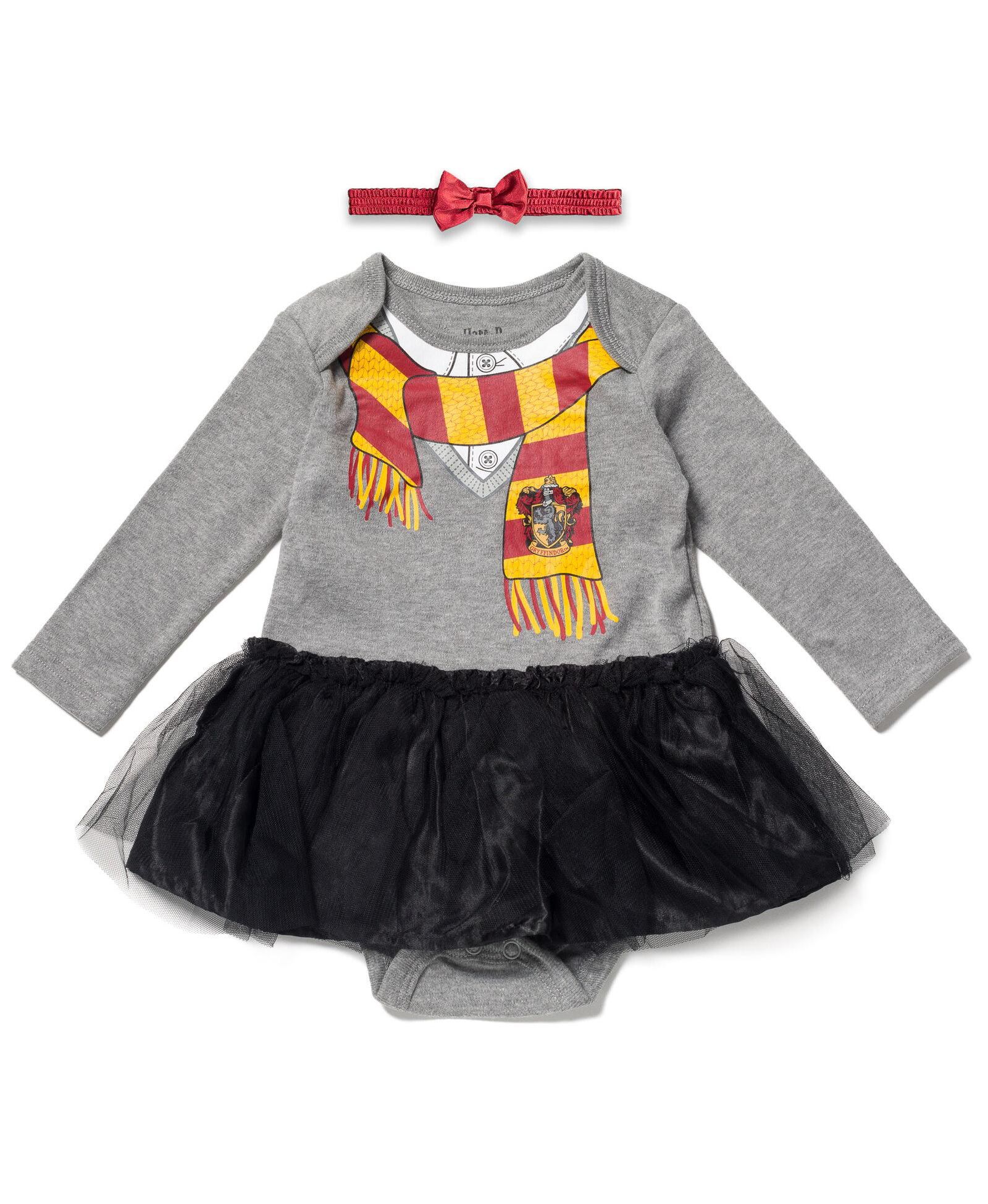 Платье и повязка на голову Harry Potter Hermione для новорожденных девочек