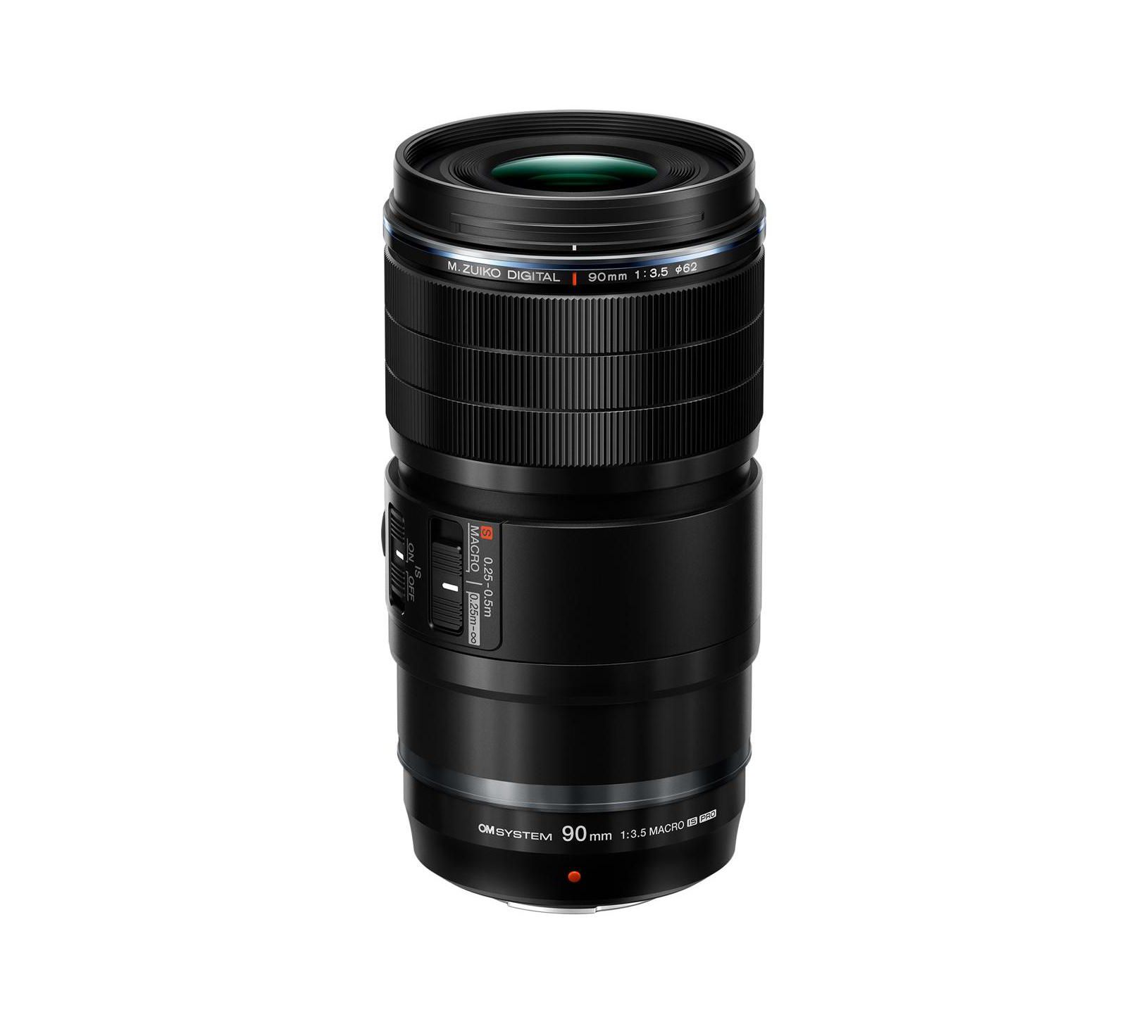 OM SYSTEM M.Zuiko Digital ED 90mm f/3.5 Macro IS PRO Lens for MFT