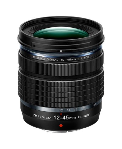 Om System M.Zuiko Digital Ed 12-45mm f/4 Pro Weather-Sealed Lens for Micro Four Thirds
