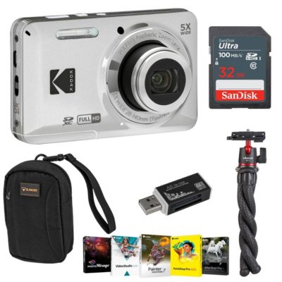 Цифровая камера Kodak PIXPRO FZ55 с SD картой, сумкой и штативом