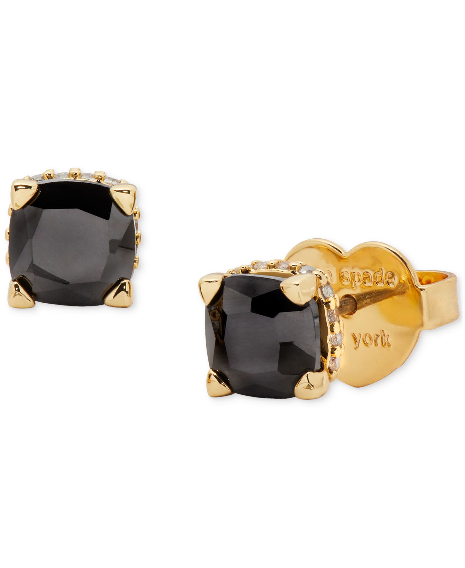 kate spade new york серьги-гвоздики Cubic Zirconia Square