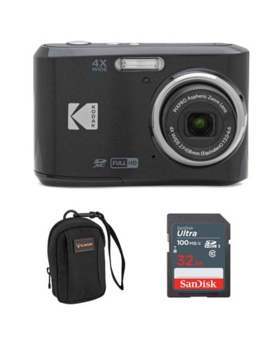 Цифровая камера Kodak PIXPRO FZ45 16MP Full HD, Black, с 32GB Memory Card и сумкой