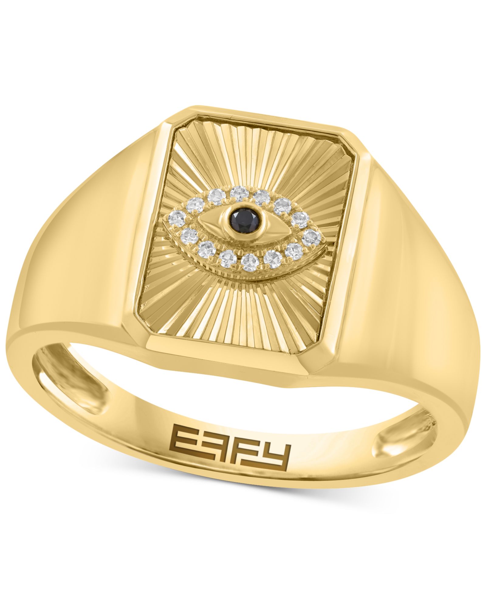 EFFY® Мужское кольцо с бриллиантами и символом Evil Eye