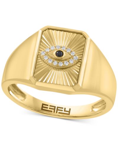 EFFY® Мужское кольцо с бриллиантами и символом Evil Eye