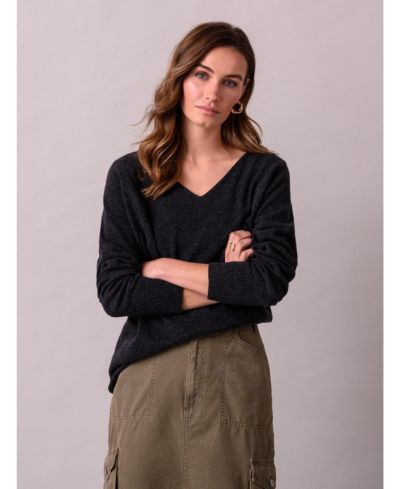 Женский шерстяной свитер Celtic & Co. Geelong Wool Slouch V-Neck