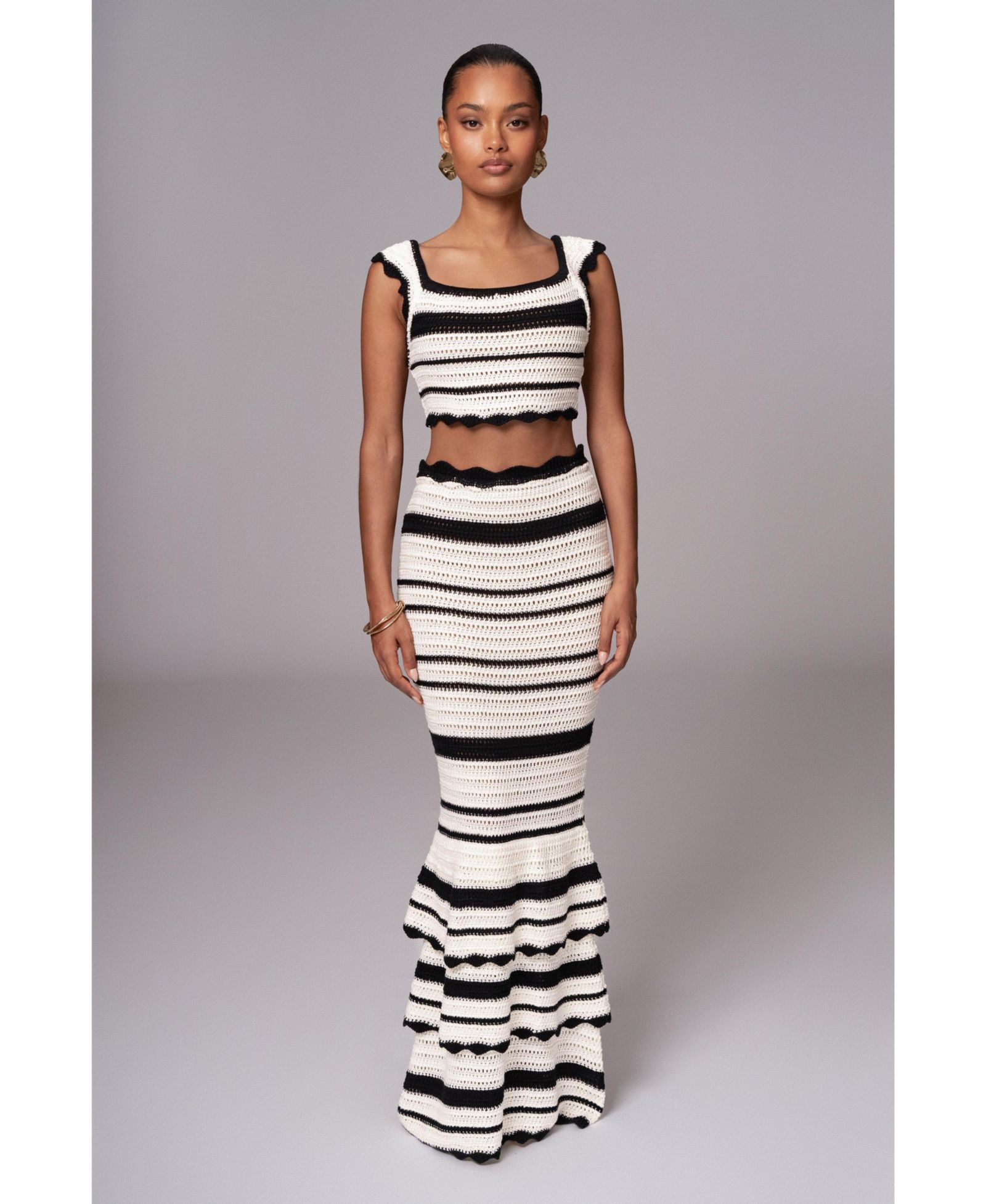 JLUXLABEL Women's Corazon Ruffle Skirt Set