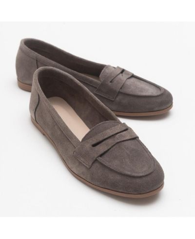 Dark brown suede leather