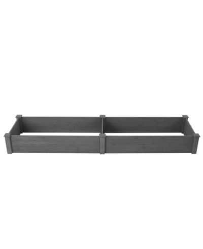 Flynama Over Ground Raised Garden Bed 96x28x10'', Large Long Planter Box for Outdoor, Tool-Free Assembly