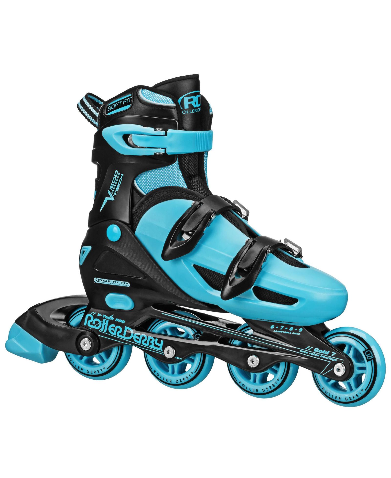 Мужские роликовые коньки Roller Derby V-Tech 500 Large (6-9)