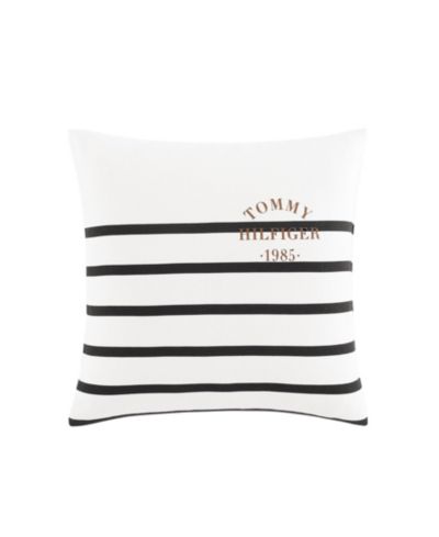Tommy Hilfiger вязаная квадратная подушка Placement Stripe, 20" X 20"