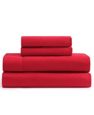 Комплект из 3-х простыней Tommy Hilfiger Solid 200-Thread Count Cotton Percale, Twin