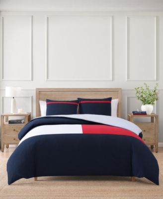 Tommy Hilfiger комплект из 3 предметов для одеяла Seersucker, Full/Queen