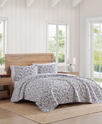 Комплект из 2-х стеганых покрывал Tommy Hilfiger Boating Flags Cotton Reversible, Twin
