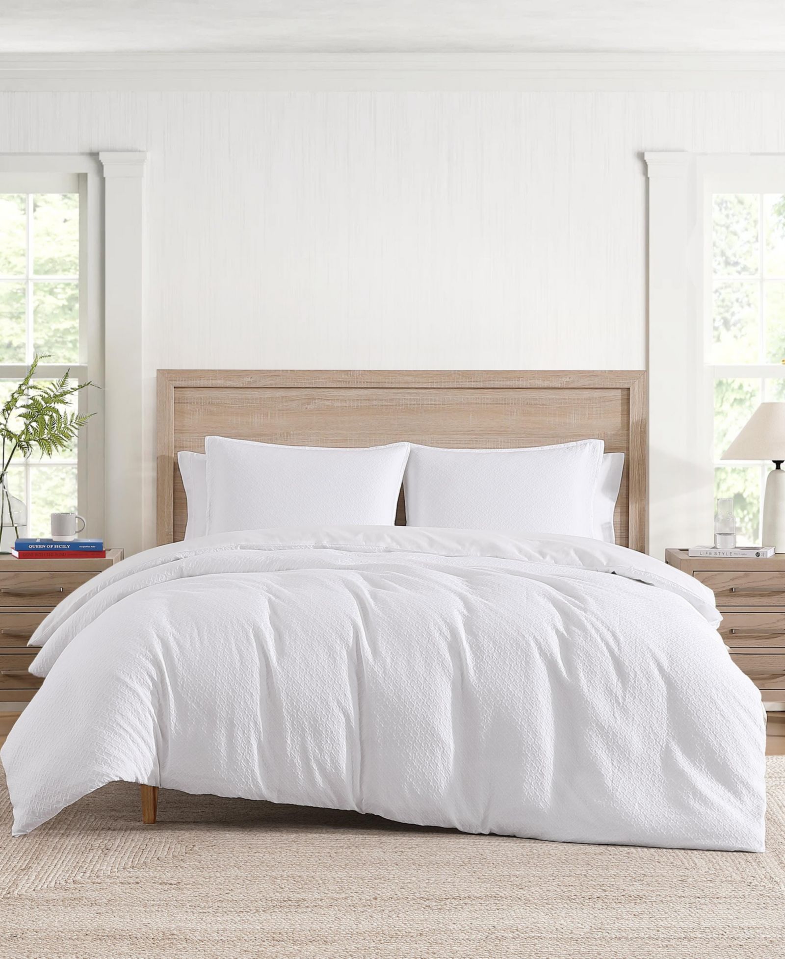 Tommy Hilfiger Monogram Matelasse 3-Pc. Duvet Cover Set, King