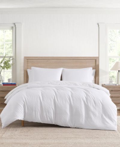 Tommy Hilfiger Monogram Matelasse 3-Pc. Duvet Cover Set, King