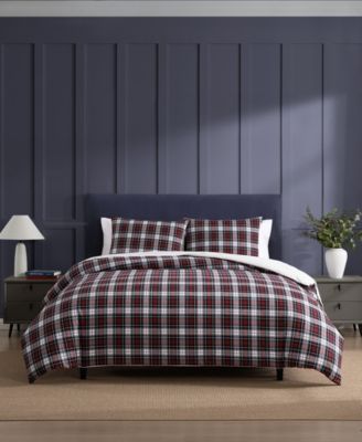 Набор пододеяльников Tommy Hilfiger Essential Tartan из хлопка, 2 шт., Twin