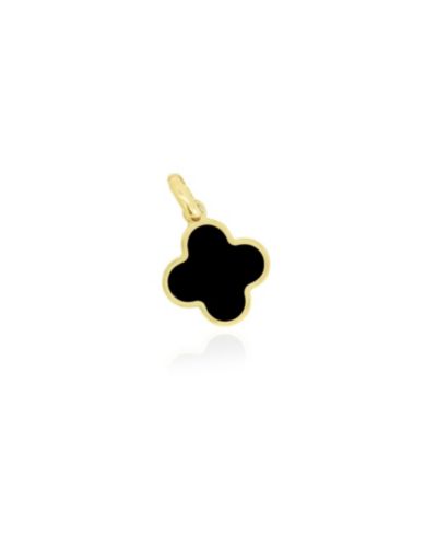 The Lovery Onyx Clover Charm - 10 мм