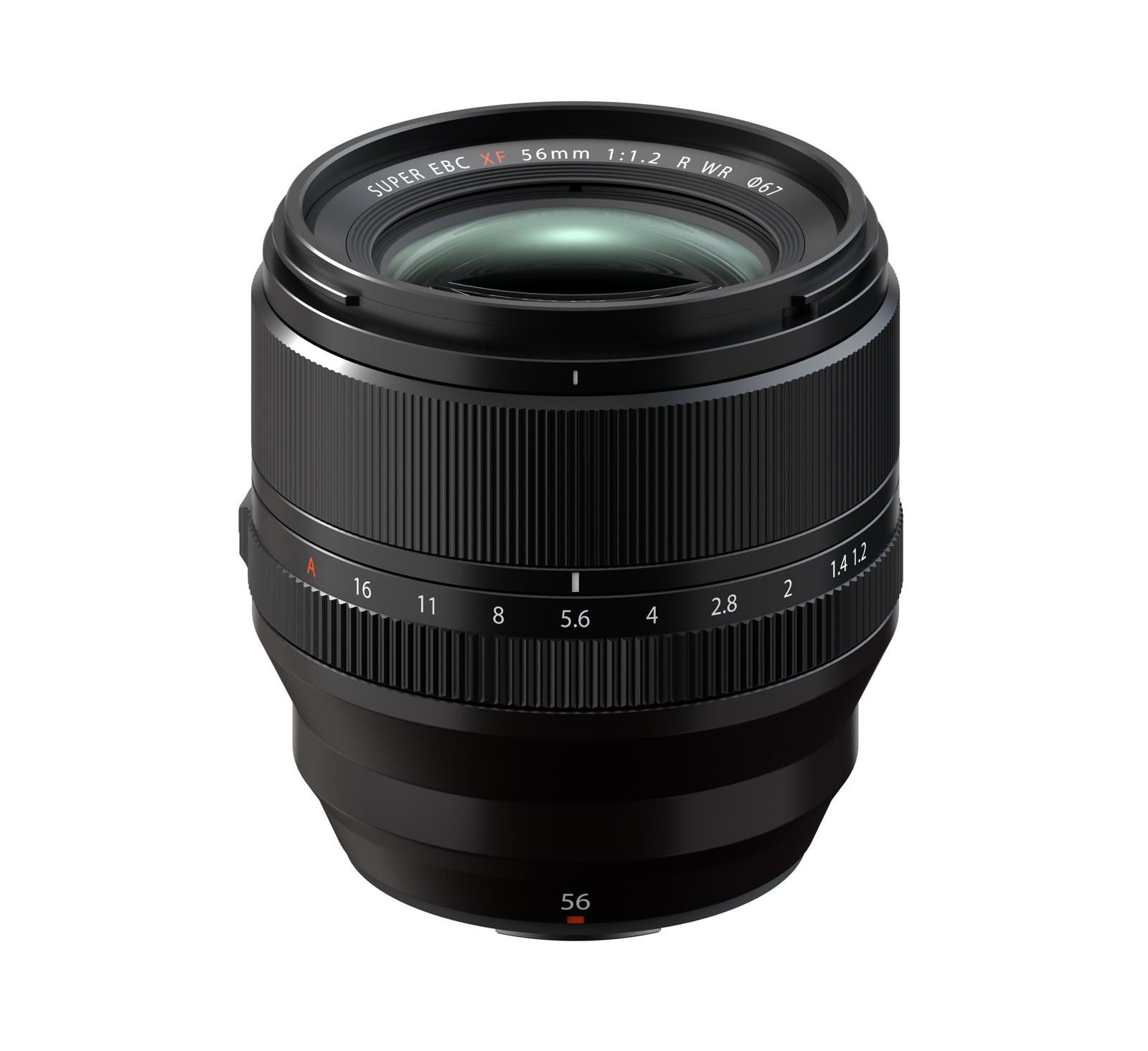 Fujifilm Fujinon XF 56mm f/1.2 R WR Lens, Black