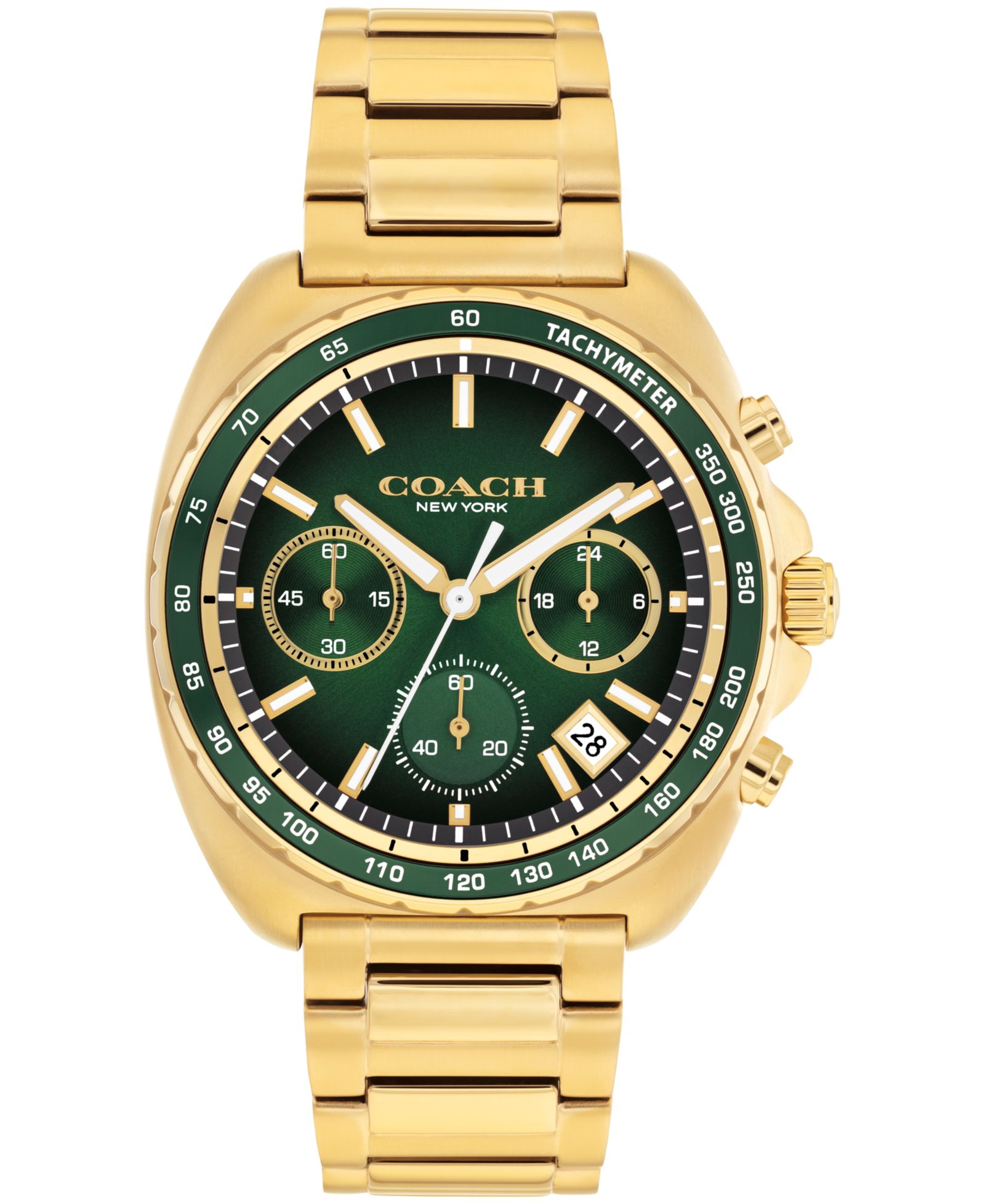 COACH Men's Charter Two-Tone Stainless-Steel Bracelet Watch, 39mm
