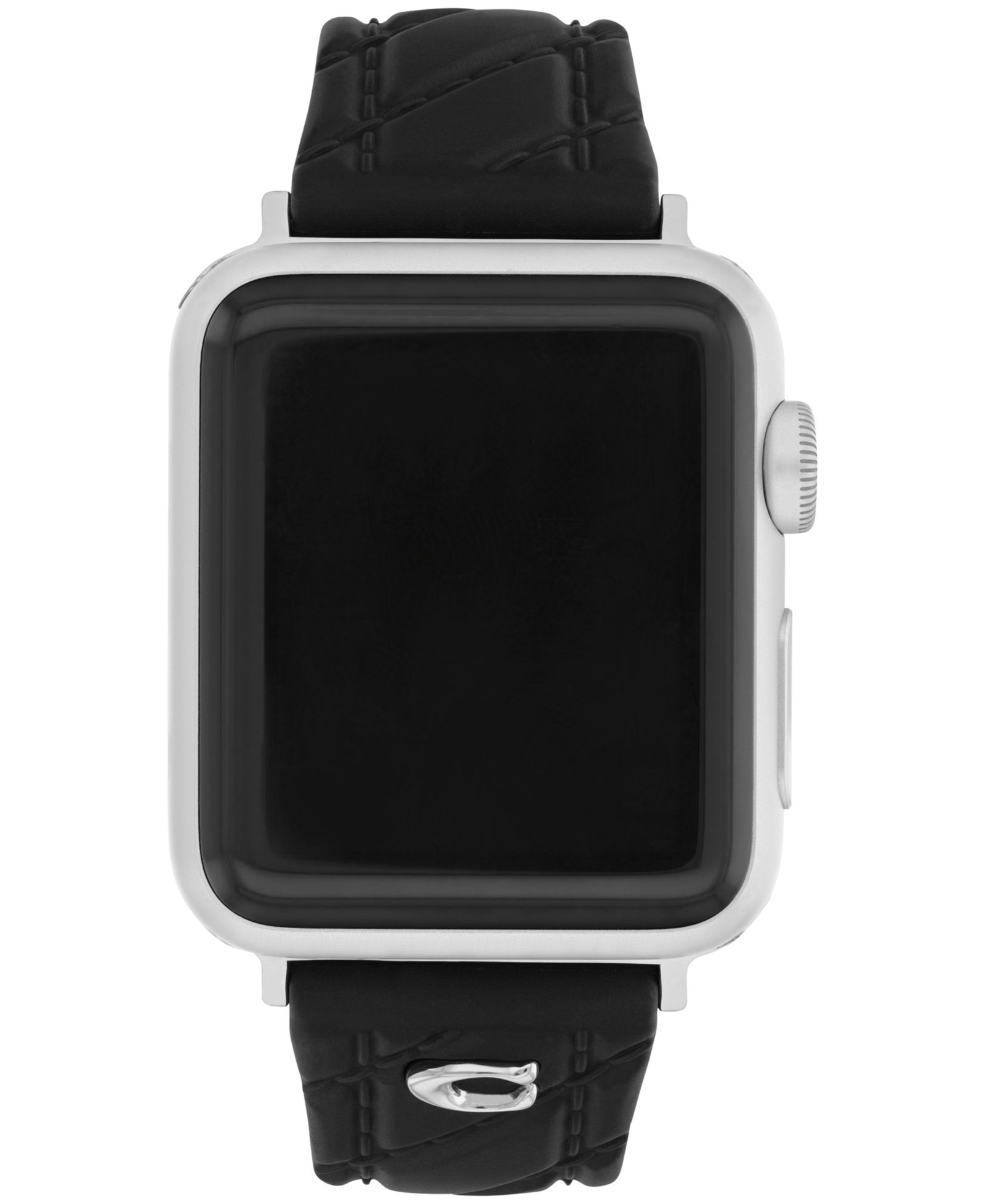 Ремешок для Apple Watch COACH Quilted Black Silicone