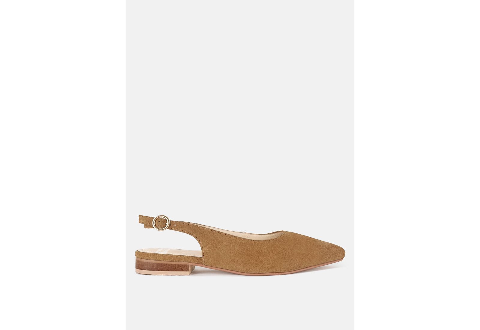 Rag and Co Womens Hocane Genuine Leather Slingback Sandals