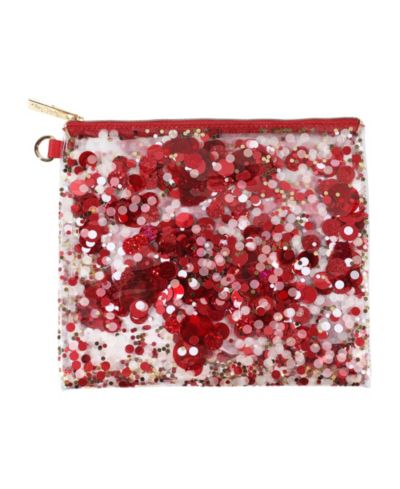 Косметичка Packed Party Spirit Squad Confetti Everything, красная