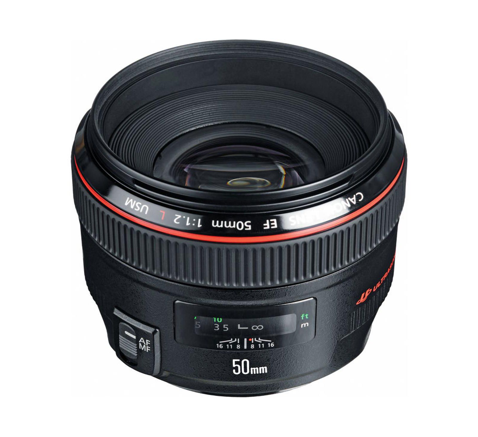 Canon EF 50mm f/1.2L USM Ultra-Large Aperture Lens for EF Mount
