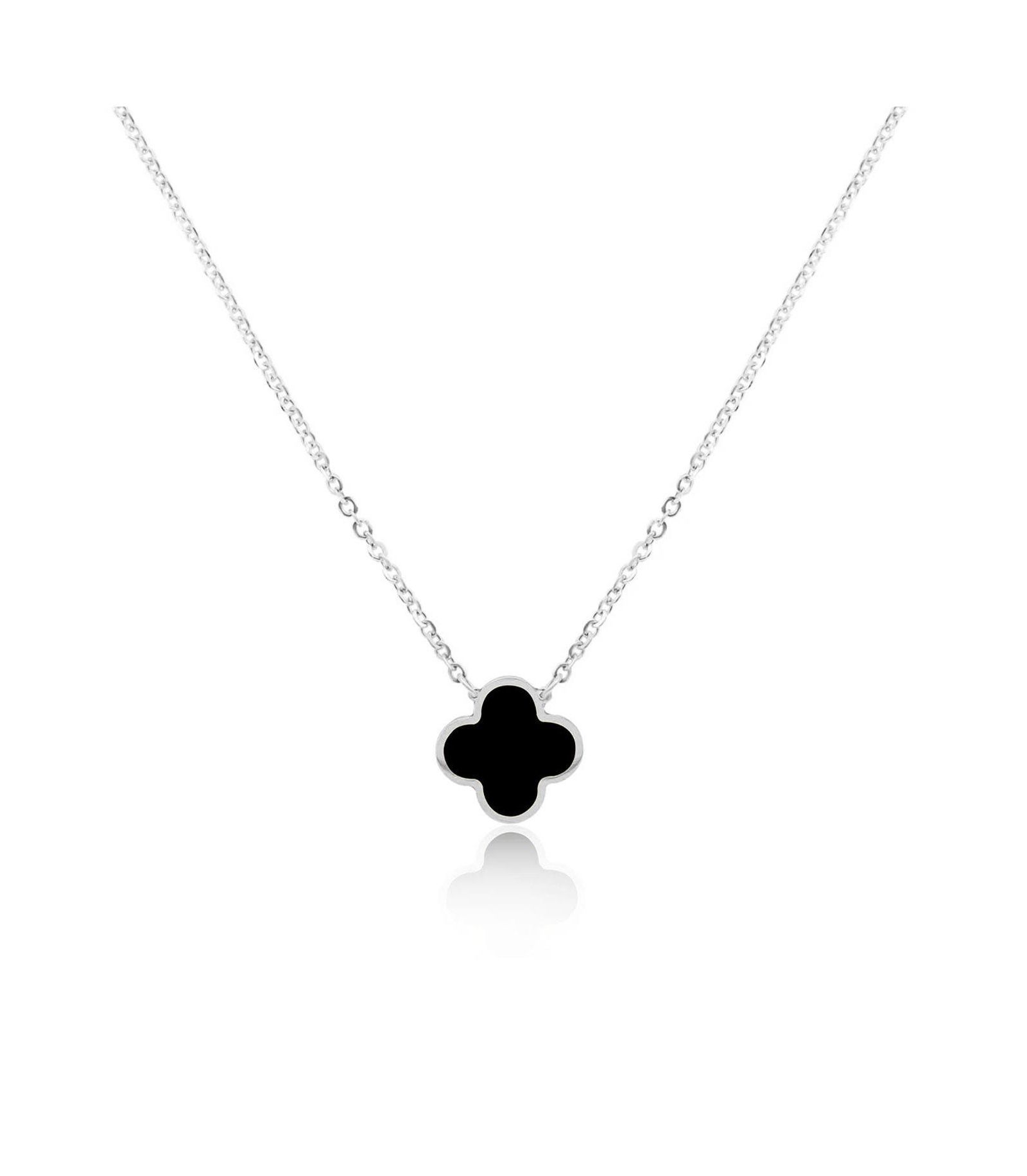 Ожерелье The Lovery Onyx Single Clover