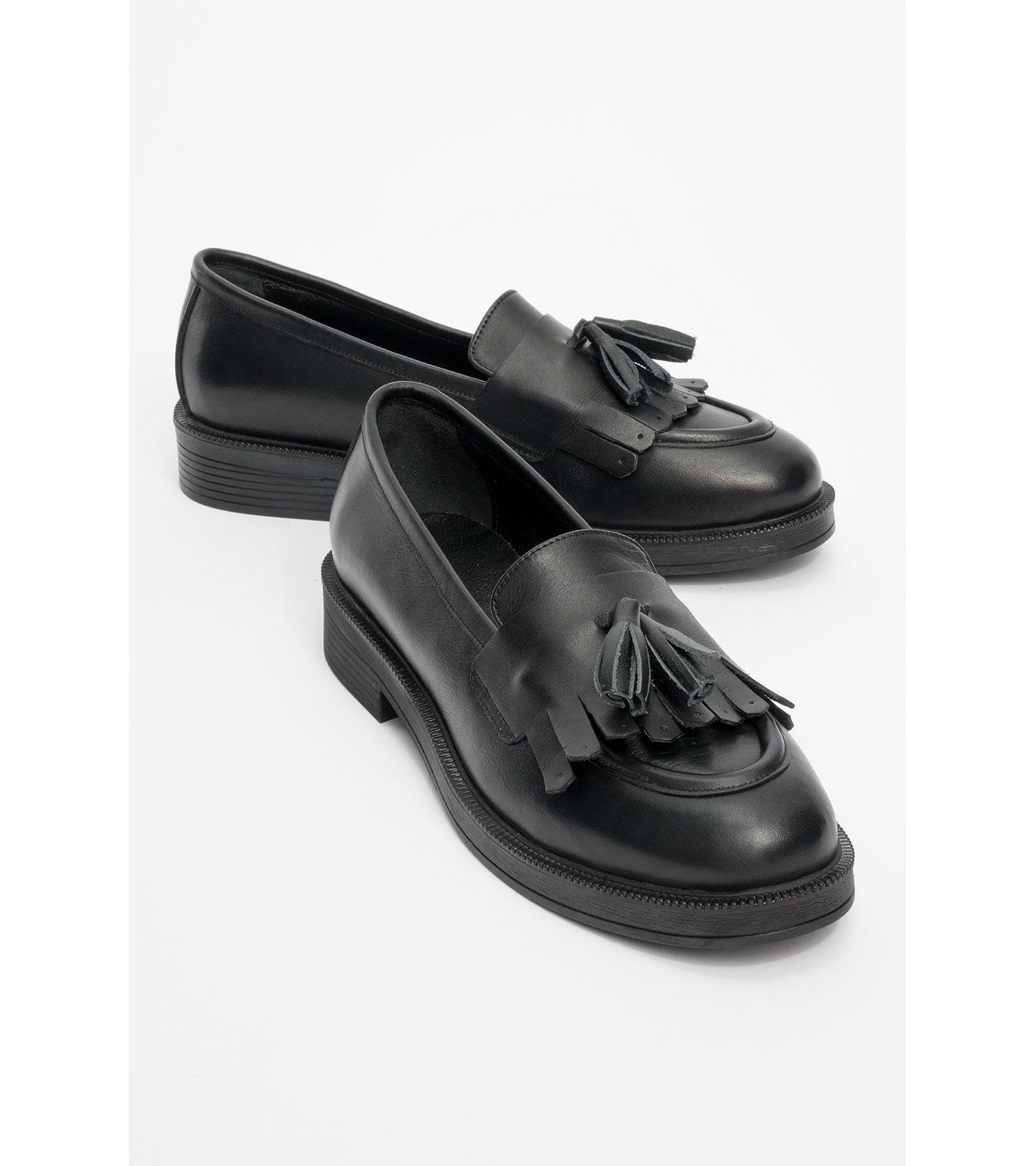 Forever & Always Shoes Milly Leather Tassel Loafers