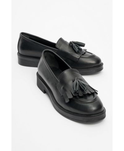 Лоферы Forever & Always Shoes Milly Leather Tassel