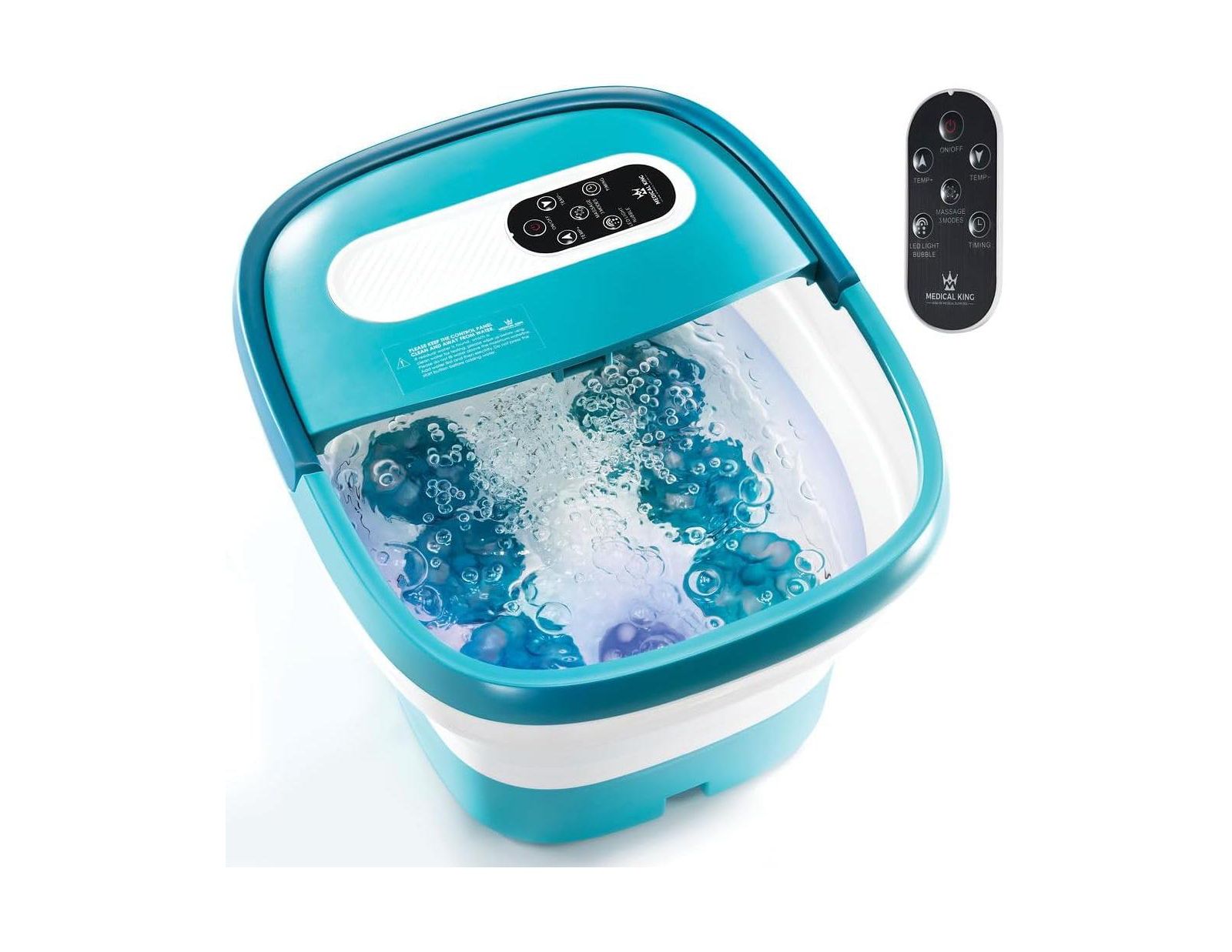 Электрический массажер для ног с подогревом и массажем MedicalKingusa Foot Spa