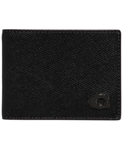 Мужской кожаный кошелек COACH Slim Billfold
