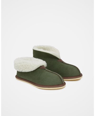 Celtic & Co. Women's Shearling Bootee Slippers