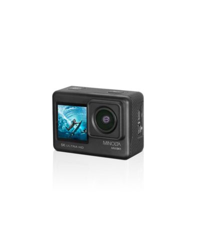 Minolta MNX5K1 5K Ultra HD Action Camera, Black