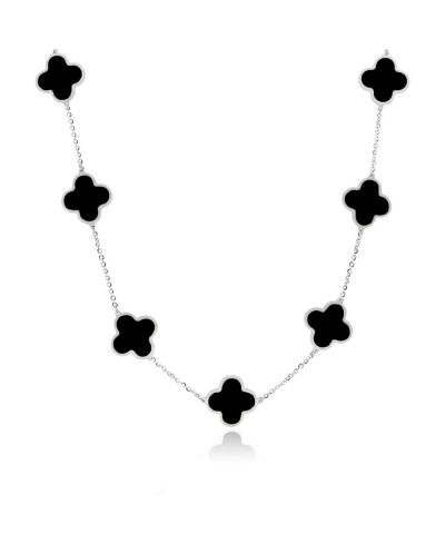 Подвеска The Lovery Onyx Clover