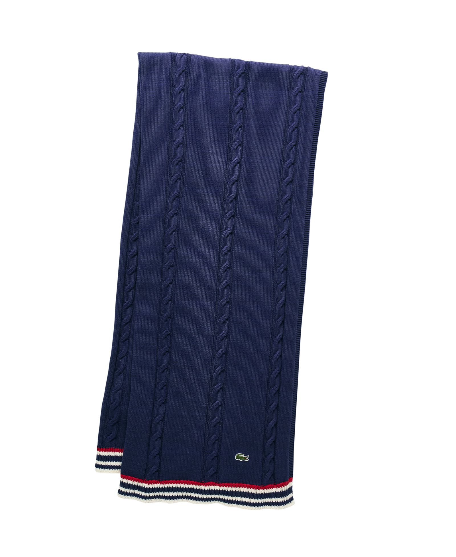 Lacoste Home хлопковый плед с узором в рубчик 50" x 70"