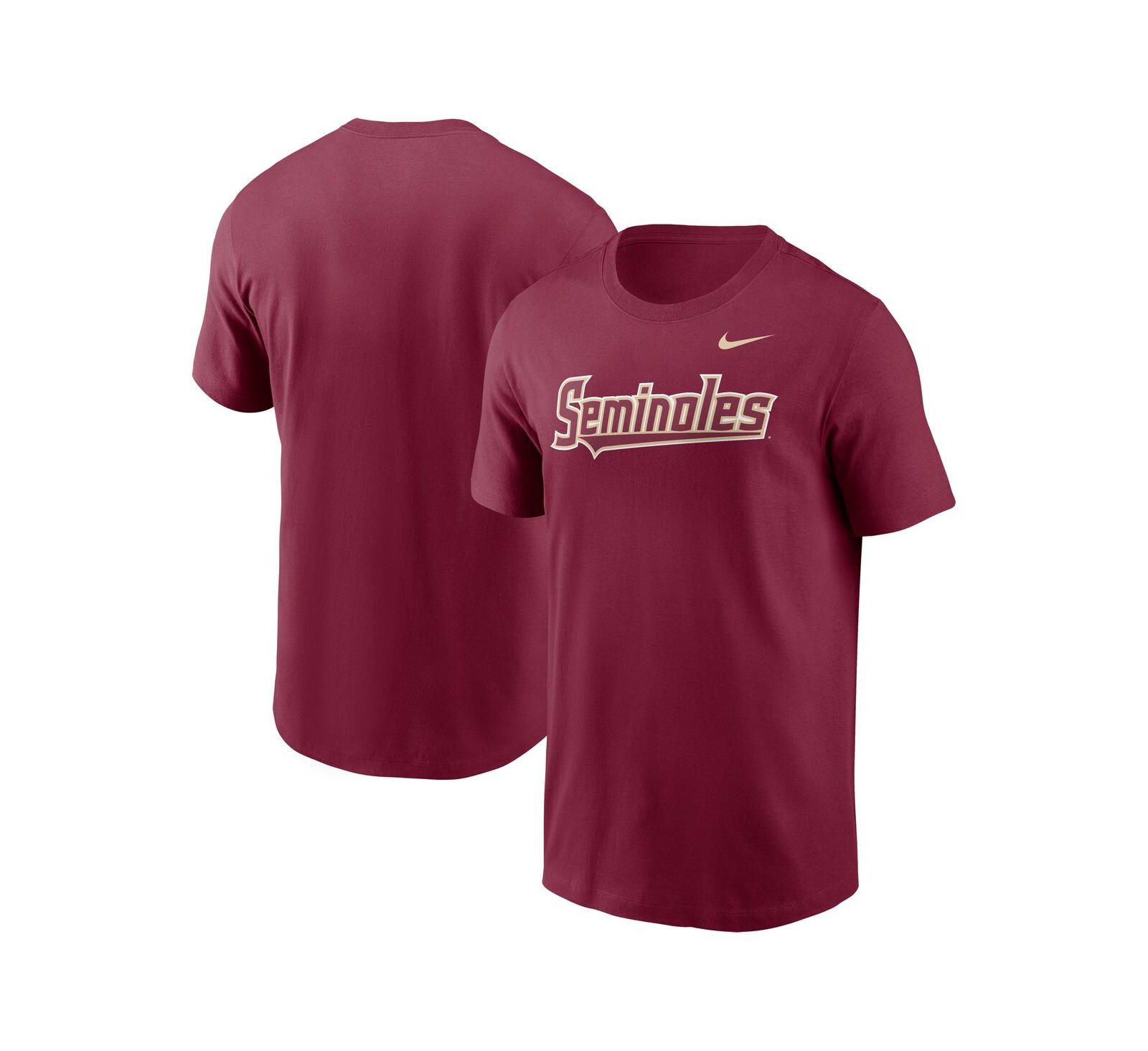 Nike Men's Garnet Florida State Seminoles Baseball Wordmark T-Shirt