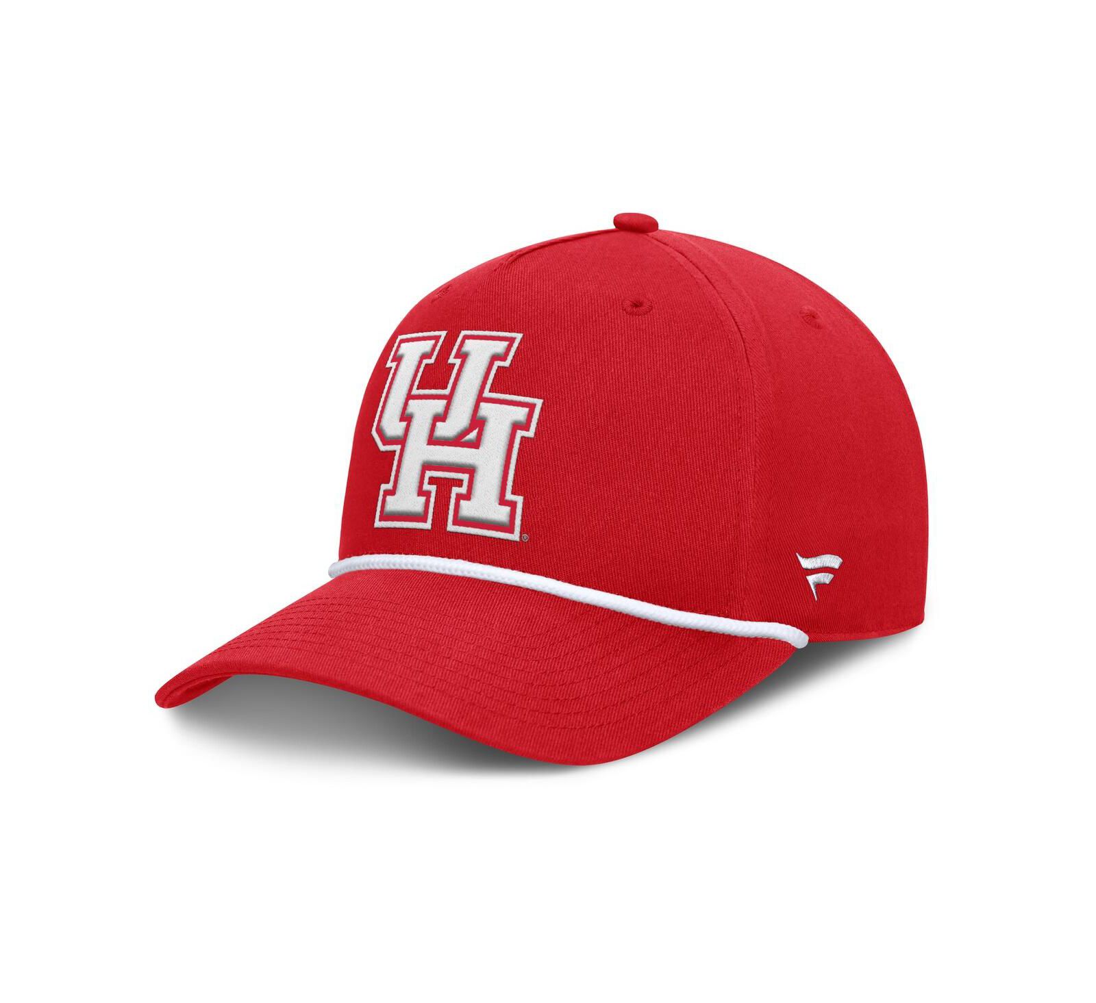 Мужская бейсболка Fanatics Red Houston Cougars Foul Ball Rope Adjustable Hat