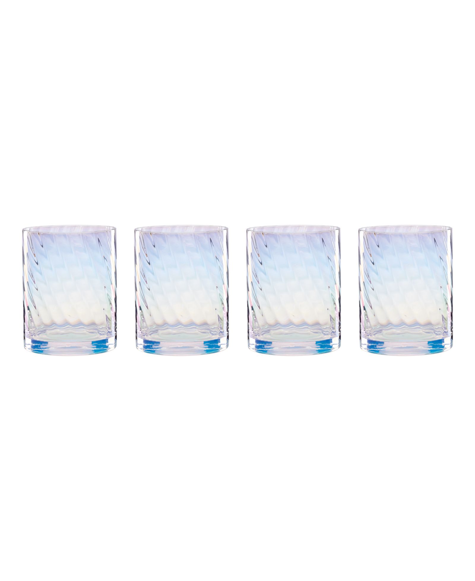 Lenox Tuscany Classics Iridescent Double Old Fashioned Glasses, Set of 4
