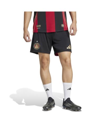 Мужские спортивные шорты Adidas Atlanta United FC Home 2025 The Connector Authentic, черные/золотые