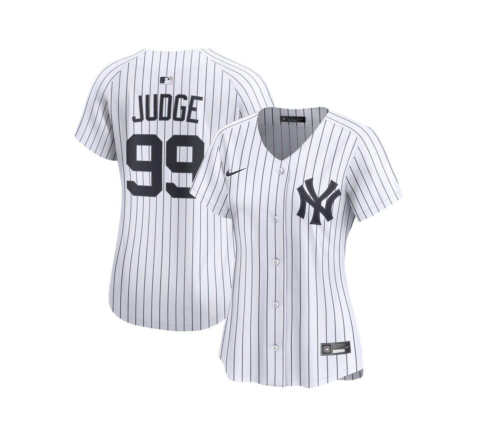 Женская джерси Nike Aaron Judge White New York Yankees Home Limited Player