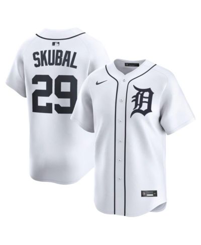 Мужская джерси Nike Tarik Skubal White Detroit Tigers Home Limited Player