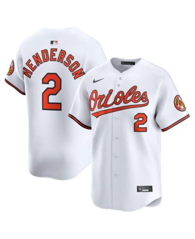 Nike Men's Gunnar Henderson White Baltimore Orioles Home Limited Player Jersey