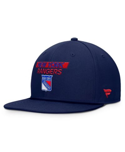 Мужская кепка Fanatics New York Rangers Authentic Pro Prime Snapback, темно-синяя