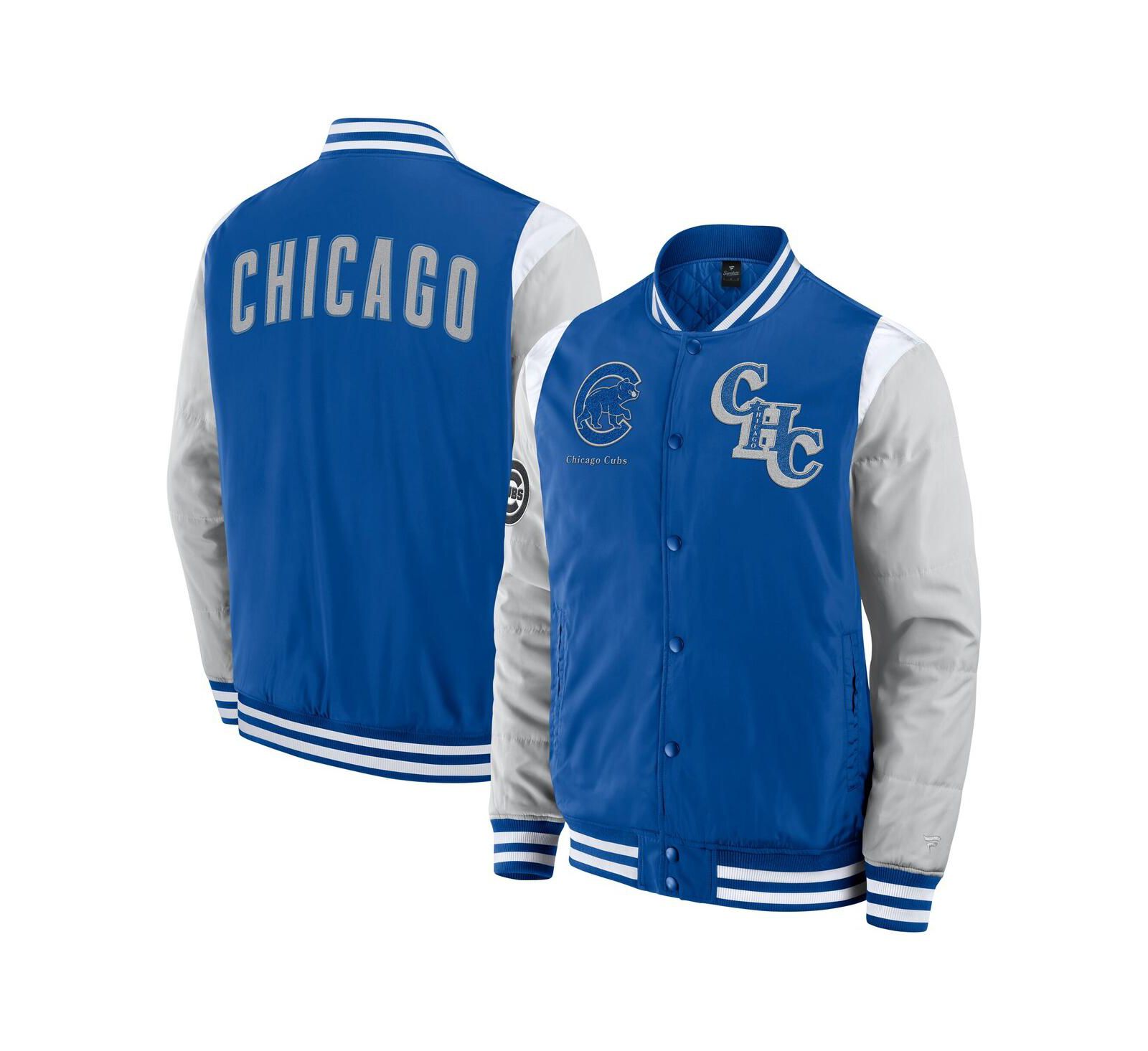 Fanatics Men's Royal Chicago Cubs Elements Elite Full-Snap Jacket