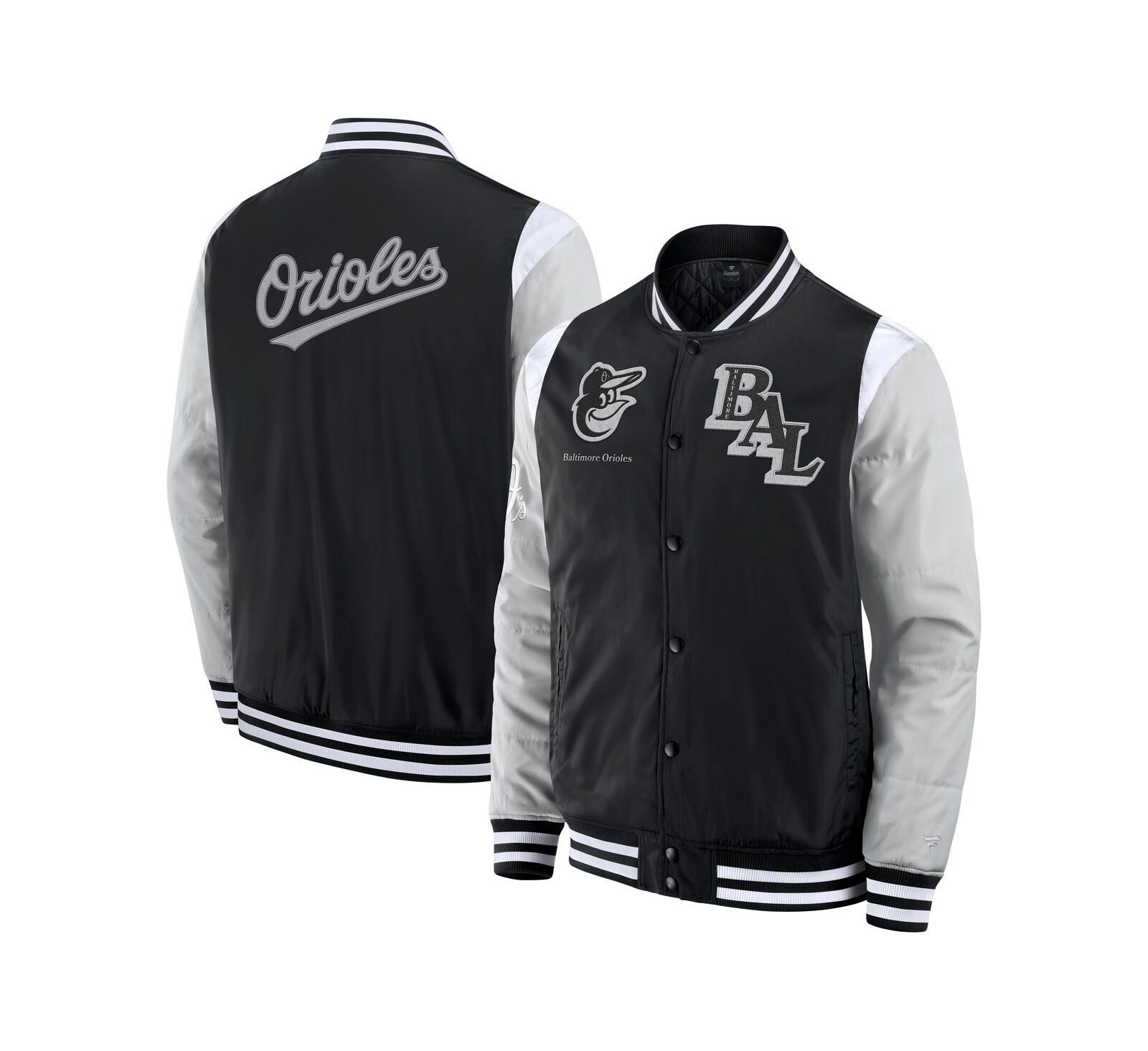 Fanatics Мужская черная куртка Elements Elite Full-Snap Baltimore Orioles