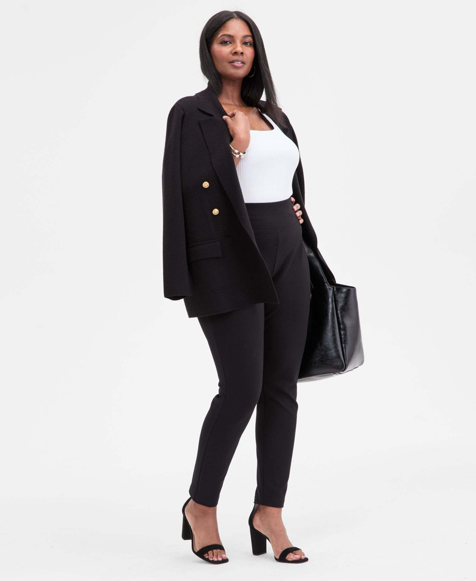 I.N.C. International Concepts Plus Size High-Rise Leggings, Macy's Exclusive