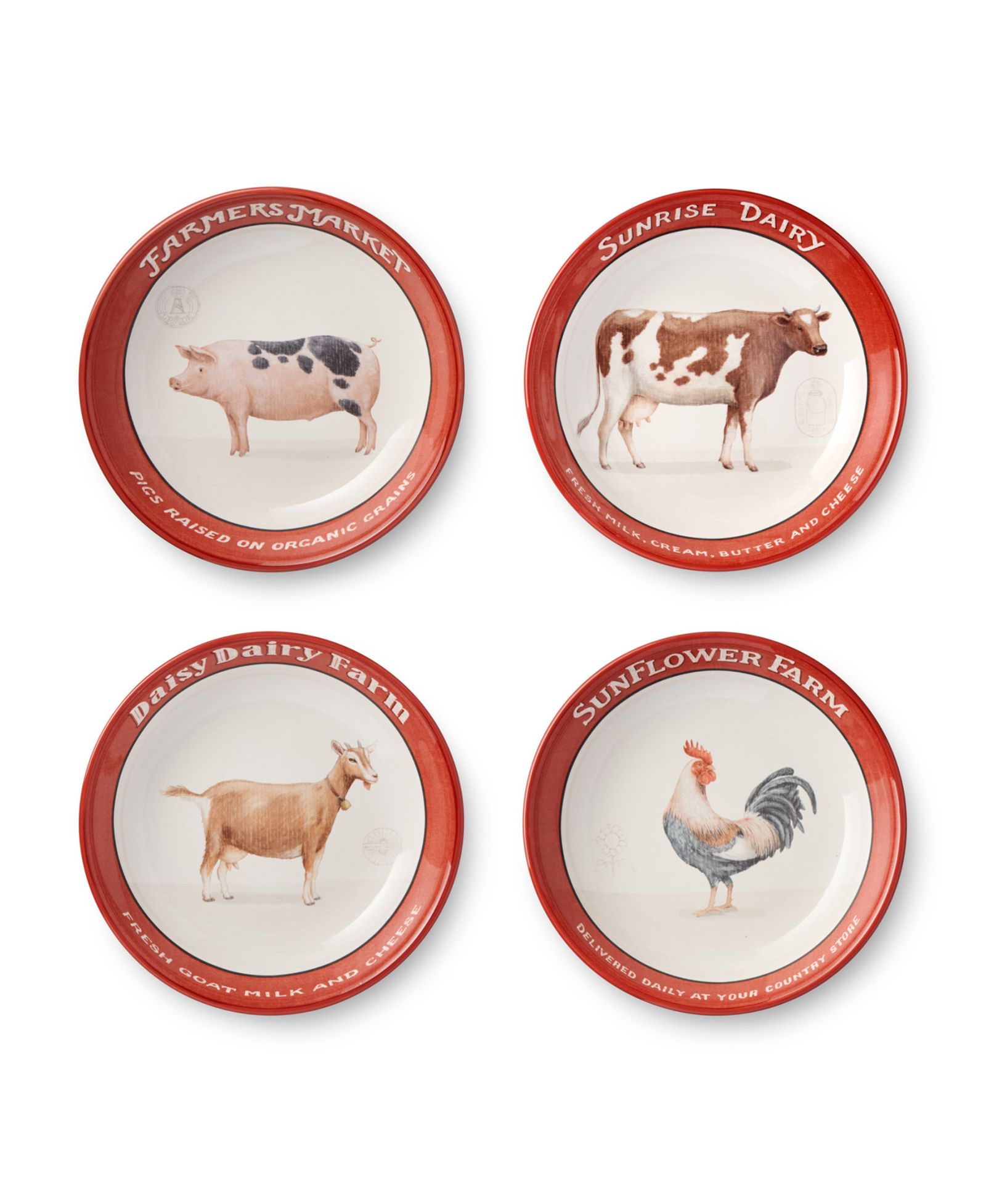 Набор суповых тарелок Certified International Vintage Farm, 4 шт.