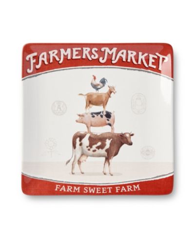 Certified International Vintage Farm квадратное блюдо